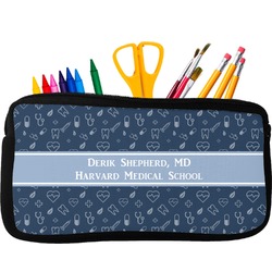 Medical Doctor Neoprene Pencil Case - Small w/ Name or Text
