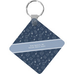 Medical Doctor Diamond Plastic Keychain w/ Name or Text