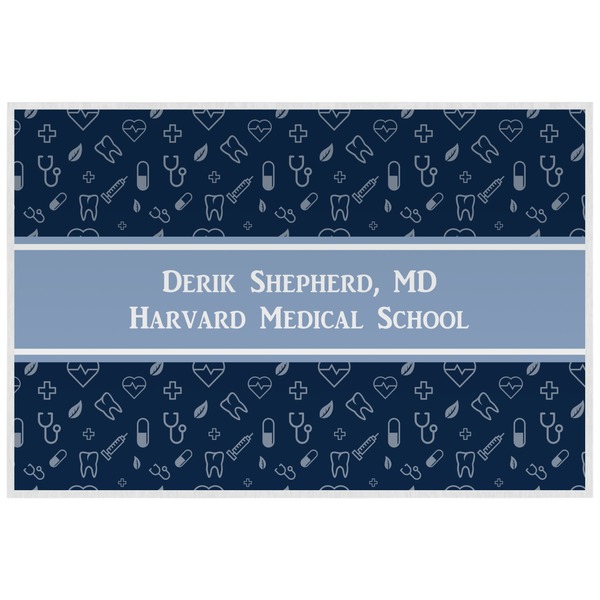 Custom Medical Doctor Laminated Placemat w/ Name or Text