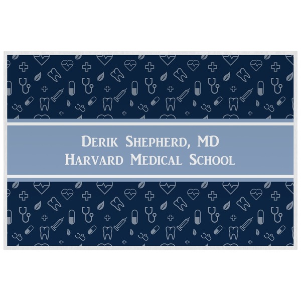 Custom Medical Doctor Laminated Placemat w/ Name or Text