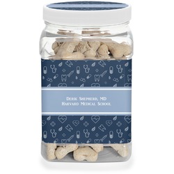 Medical Doctor Dog Treat Jar (Personalized)