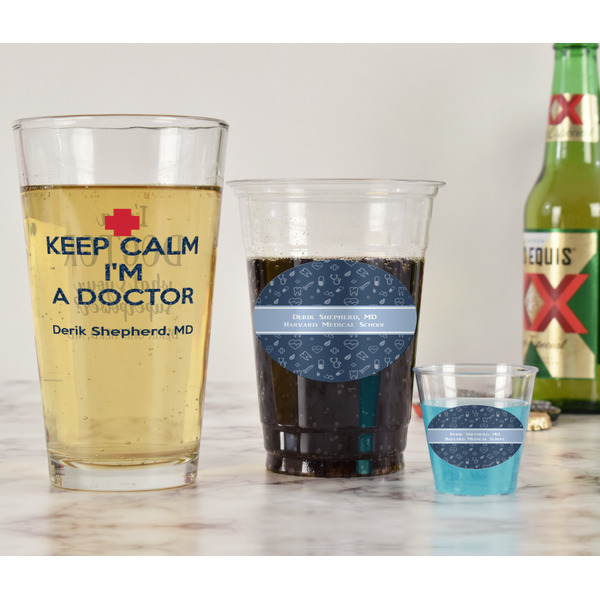 Medical Doctor Pint Glass - Two Content - In Context