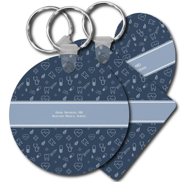 Custom Medical Doctor Plastic Keychain (Personalized)