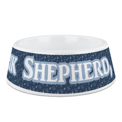 Medical Doctor Plastic Dog Bowl (Personalized)
