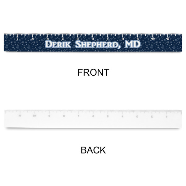 Medical Doctor Plastic Ruler - 12" - APPROVAL