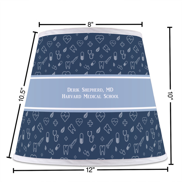 Medical Doctor Poly Film Empire Lampshade - Dimensions