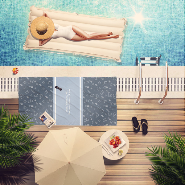 Medical Doctor Pool Towel Lifestyle