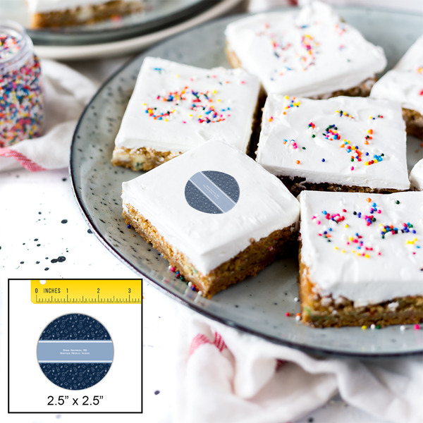 Medical Doctor Printed Icing Circle - Medium - In Context