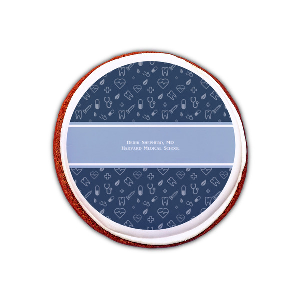 Medical Doctor Printed Icing Circle - XSmall - On Cookie