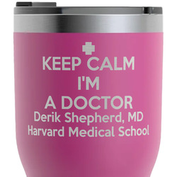 Medical Doctor RTIC Tumbler - Magenta - Laser Engraved - Single-Sided (Personalized)