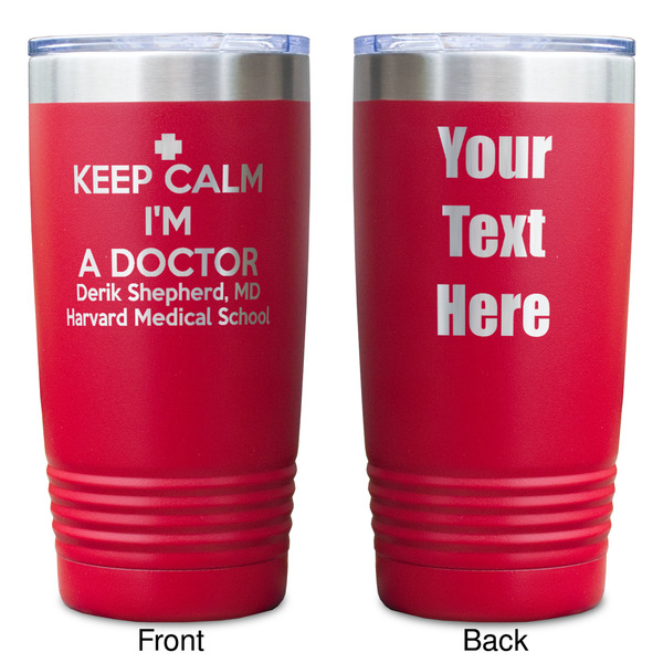 Medical Doctor Red Polar Camel Tumbler - 20oz - Double Sided - Approval