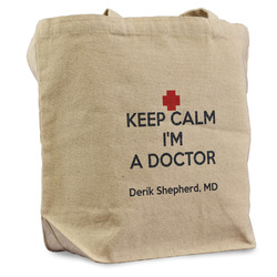 Medical Doctor Reusable Cotton Grocery Bag (Personalized)