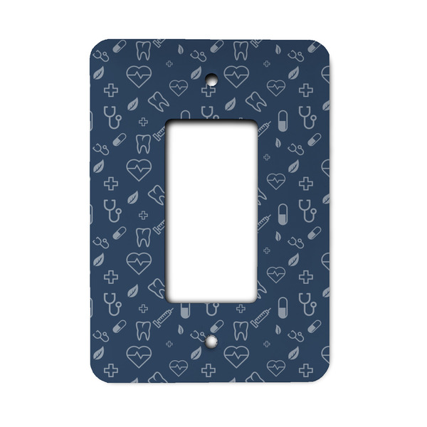 Custom Medical Doctor Rocker Style Light Switch Cover - Single Switch