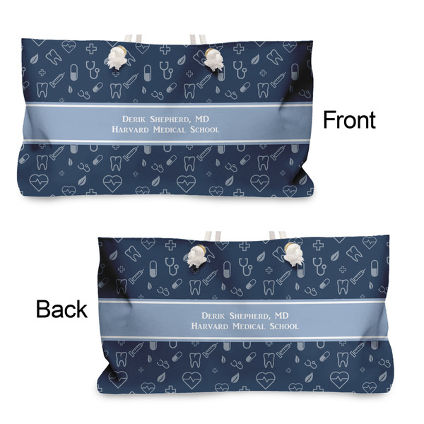 Medical Doctor Large Rope Tote - From & Back View