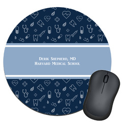 Medical Doctor Round Mouse Pad (Personalized)