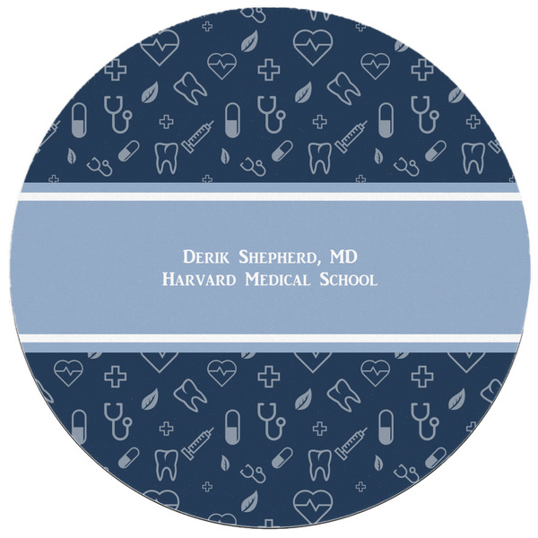 Medical Doctor Round Mousepad - APPROVAL