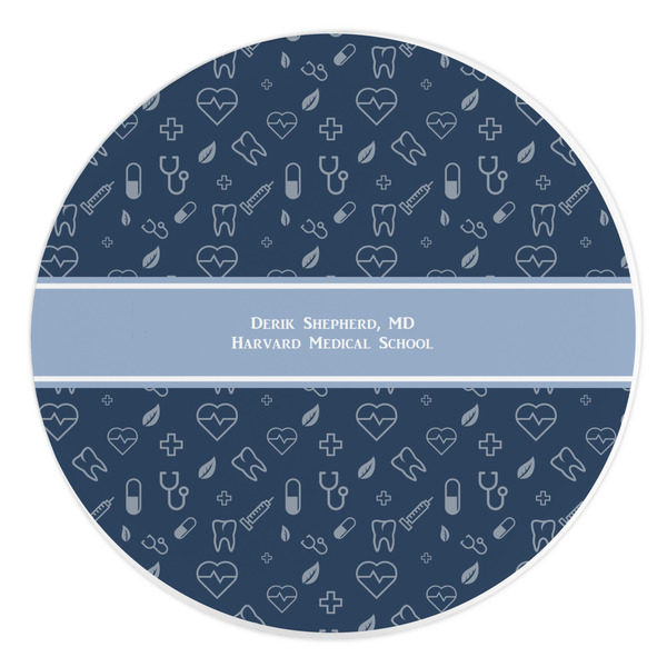 Custom Medical Doctor Round Stone Trivet (Personalized)