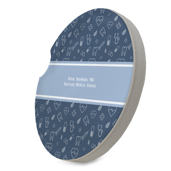 Medical Doctor Sandstone Car Coaster - STANDING ANGLE