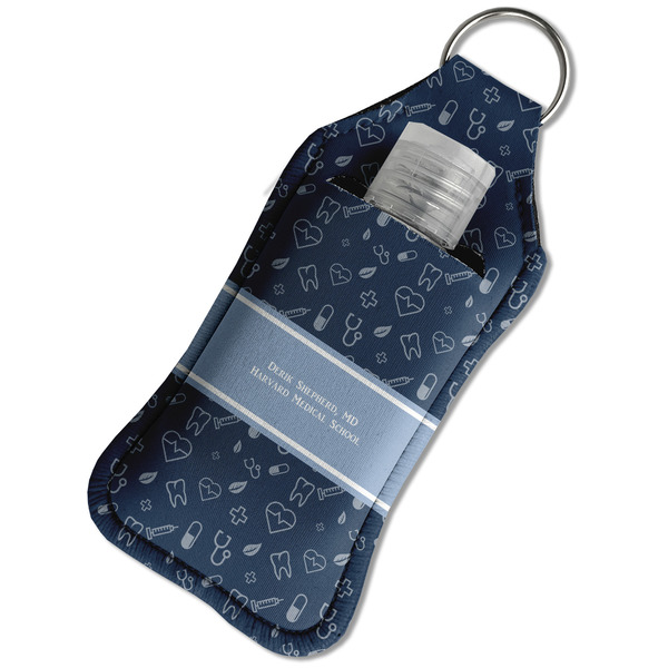 Medical Doctor Sanitizer Holder Keychain - Large in Case