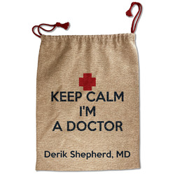 Medical Doctor Santa Sack - Front (Personalized)