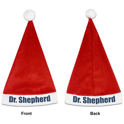 Medical Doctor Santa Hat - Front & Back (Personalized)