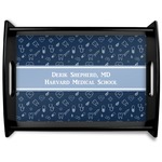 Medical Doctor Black Wooden Tray - Large (Personalized)