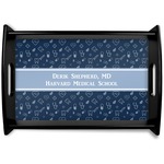 Medical Doctor Black Wooden Tray - Small (Personalized)