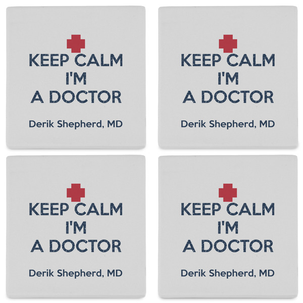 Medical Doctor Set of 4 Sandstone Coasters - See All 4 View