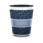 Medical Doctor Ceramic Shot Glass - 1.5 oz - Two Tone - Single (Personalized)