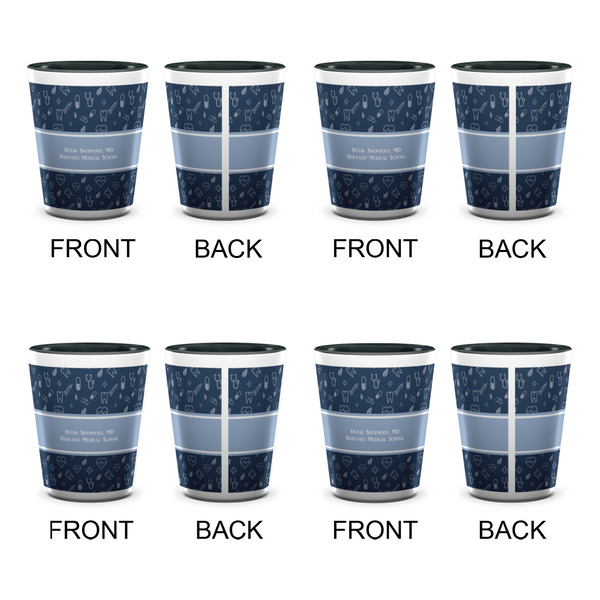 Medical Doctor Shot Glassess - Two Tone - Set of 4 - APPROVAL