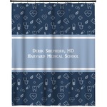 Medical Doctor Extra Long Shower Curtain - 70"x84" (Personalized)