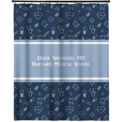 Medical Doctor Extra Long Shower Curtain - 70"x84" (Personalized)