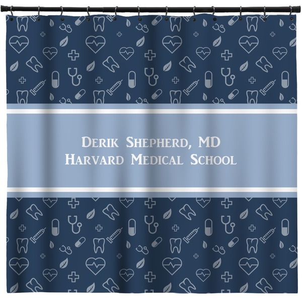 Custom Medical Doctor Shower Curtain - 71" x 74" (Personalized)