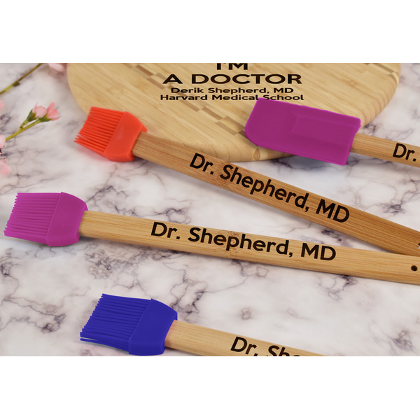 Medical Doctor Silicone Brush - Purple - Lifestyle