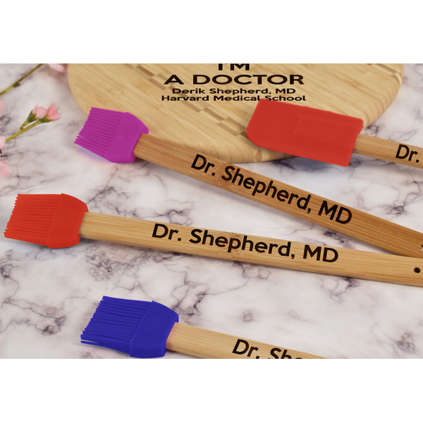 Medical Doctor Silicone Brush - Red - Lifestyle