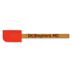 Medical Doctor Silicone Spatula - Red (Personalized)