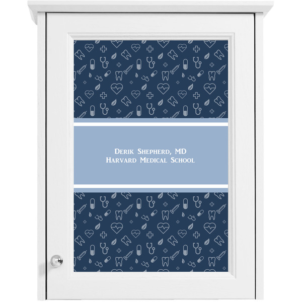 Medical Doctor Single White Cabinet Decal