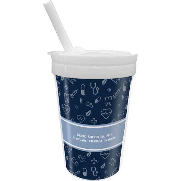 Custom Medical Doctor Sippy Cup with Straw (Personalized)