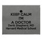 Medical Doctor Small Engraved Gift Box with Leather Lid - Approval