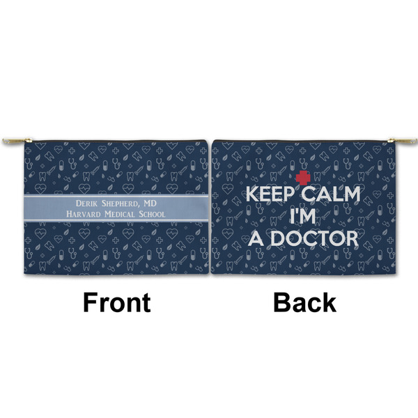 Medical Doctor Small Zipper Pouch Approval (Front and Back)