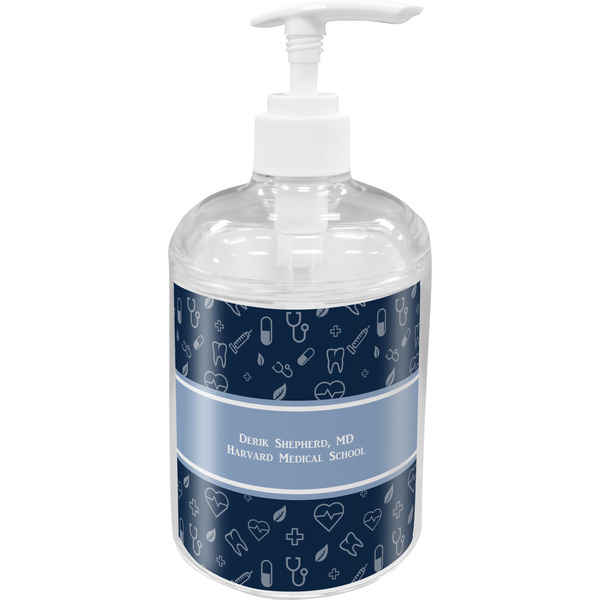 Custom Medical Doctor Acrylic Soap & Lotion Bottle (Personalized)