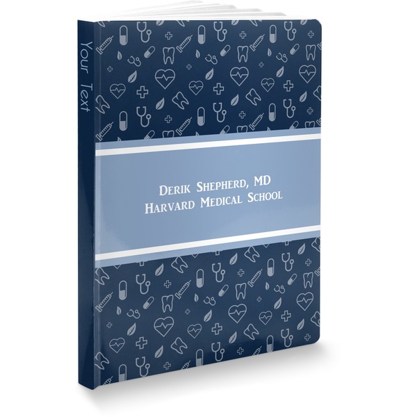 Custom Medical Doctor Softbound Notebook - 5.75" x 8" (Personalized)