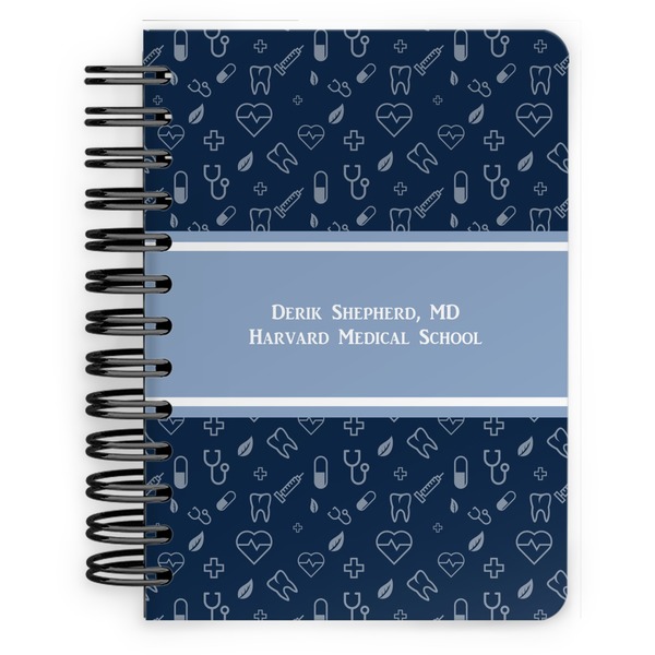 Custom Medical Doctor Spiral Notebook - 5x7 w/ Name or Text