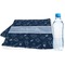 Medical Doctor Sports Towel Folded with Water Bottle
