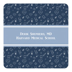 Medical Doctor Square Decal - Medium (Personalized)