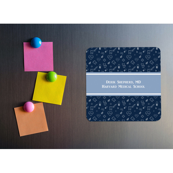 Medical Doctor Square Fridge Magnet - LIFESTYLE