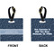 Medical Doctor Square Luggage Tag (Front + Back)