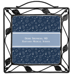 Medical Doctor Square Trivet (Personalized)