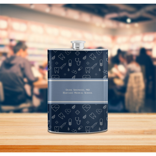 Medical Doctor Stainless Steel Flask - LIFESTYLE 2