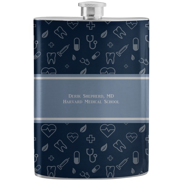 Custom Medical Doctor Stainless Steel Flask (Personalized)